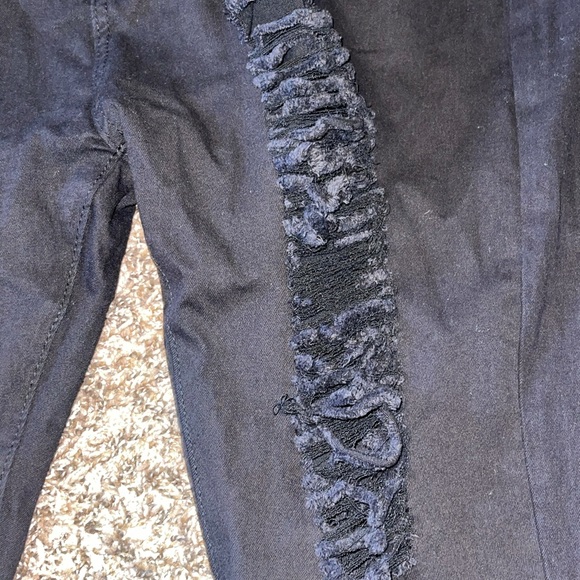 Black Ripped Denim - Picture 4 of 9